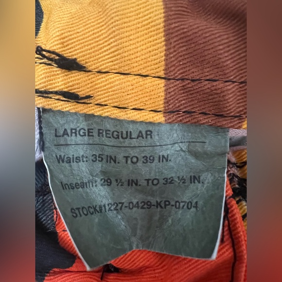 Vibrant Camouflage Military BDU Cargo Pants - Picture 4 of 7